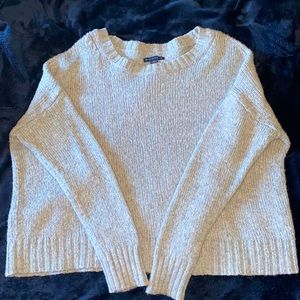 sparkle grey sweater